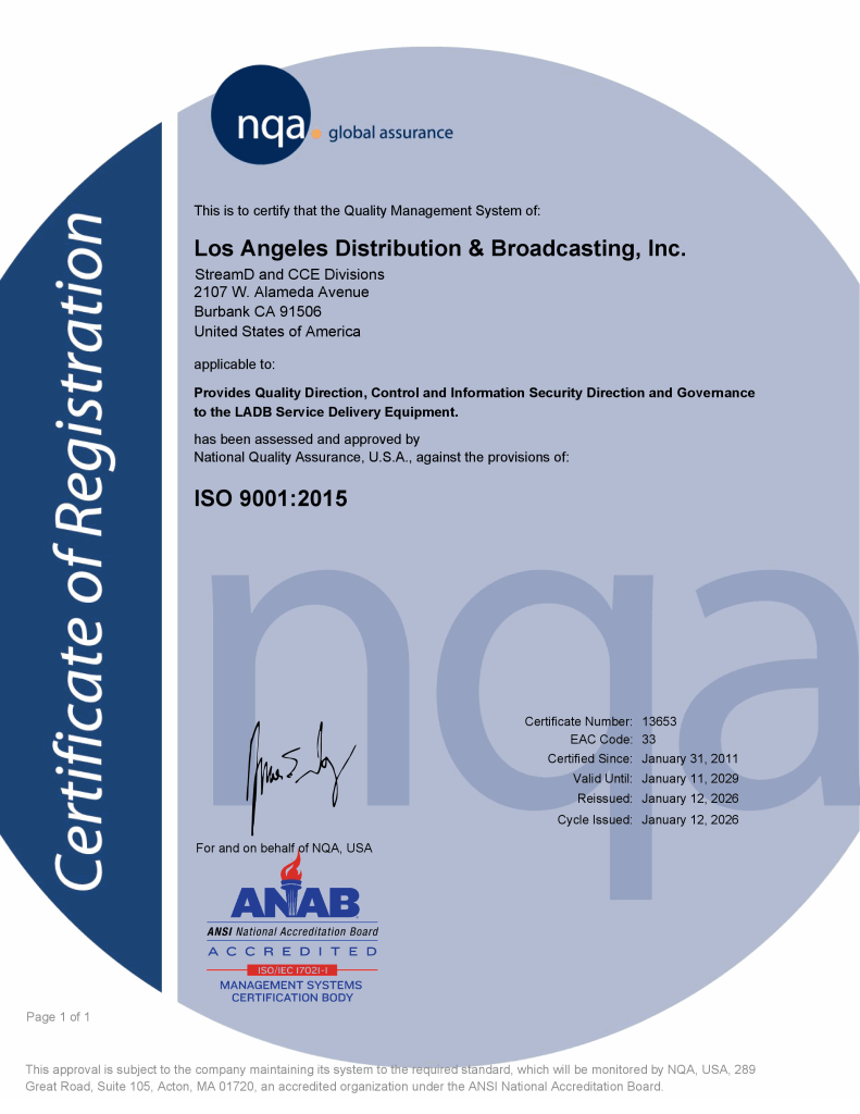 Iso 9001 Certificate